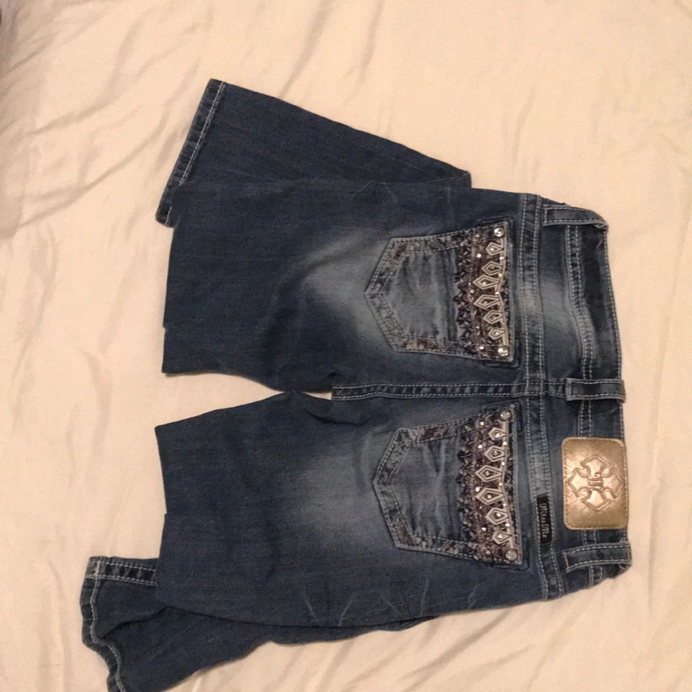 Size 26 embellished MissMe jeans